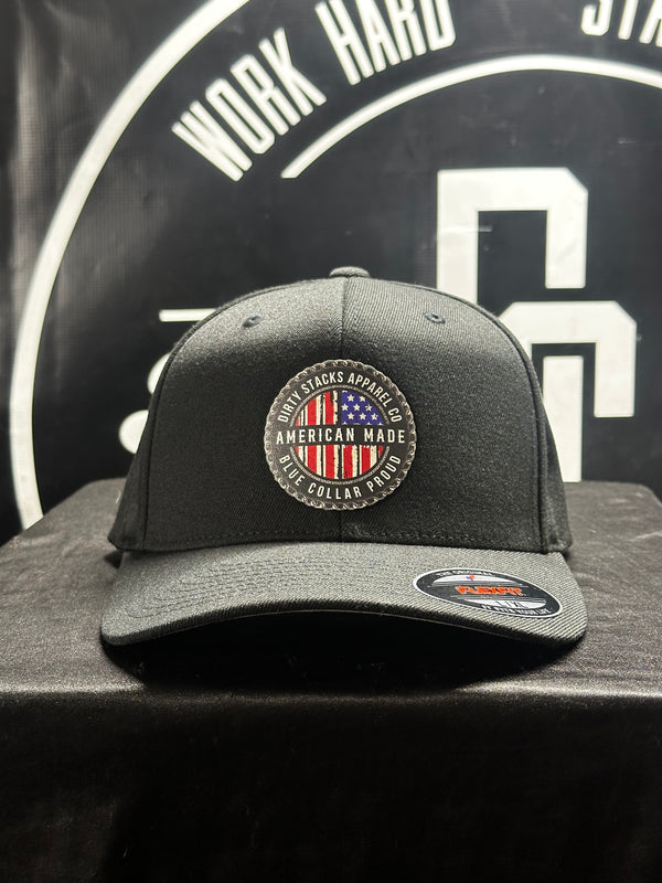 American Made Black Flexfit