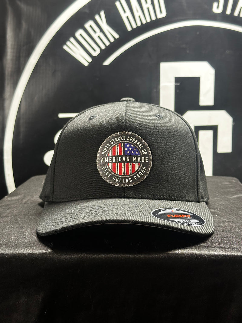 American Made Black Flexfit
