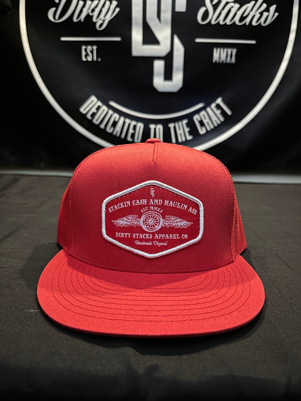 DS Stackin Cash Haulin Ass Flyin Fast Trucker Hat