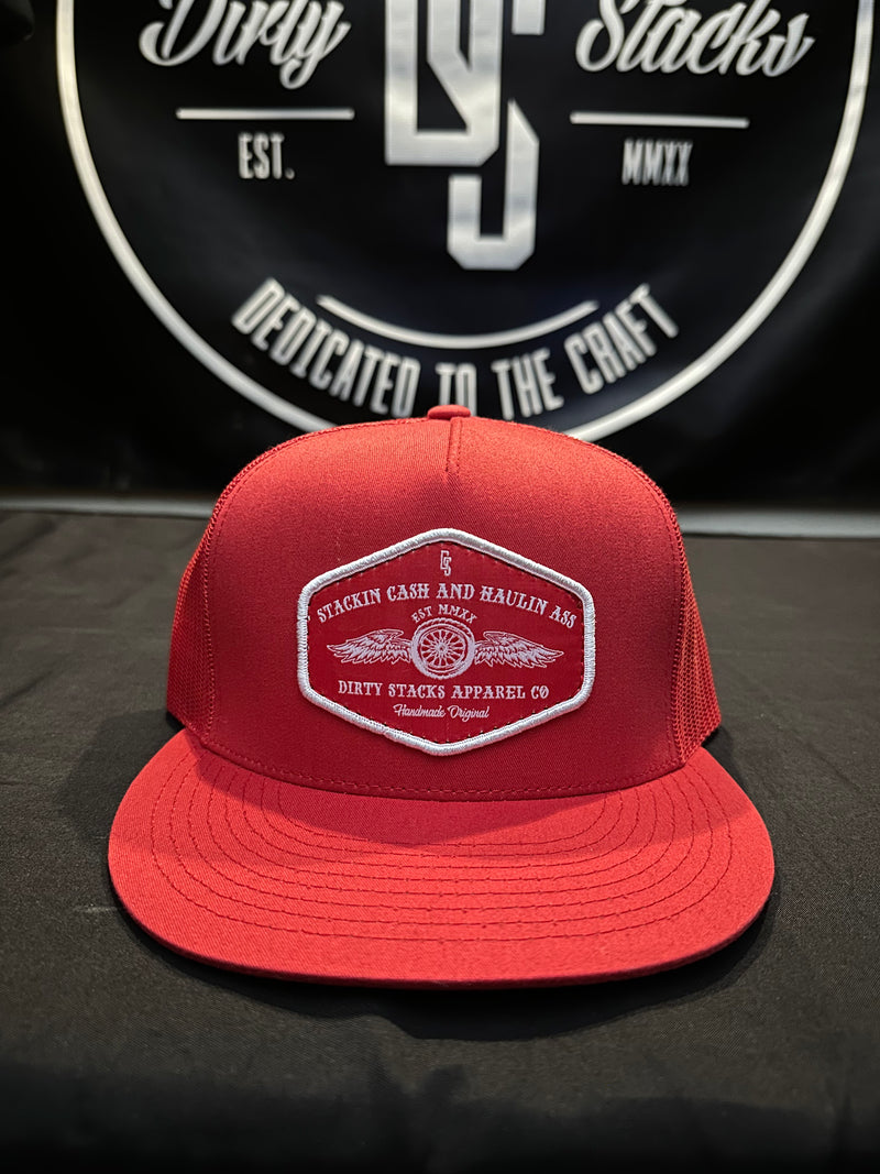DS Stackin Cash Haulin Ass Flyin Fast Trucker Hat