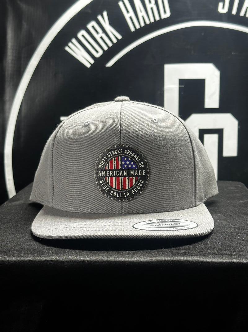 American Made Grey Snapback
