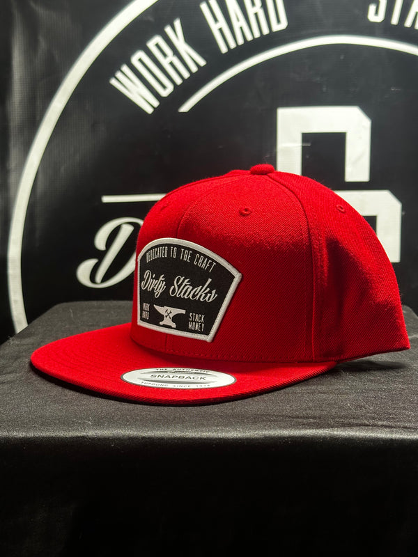 DS Anvil red SnapBack