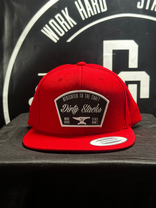 DS Anvil red SnapBack