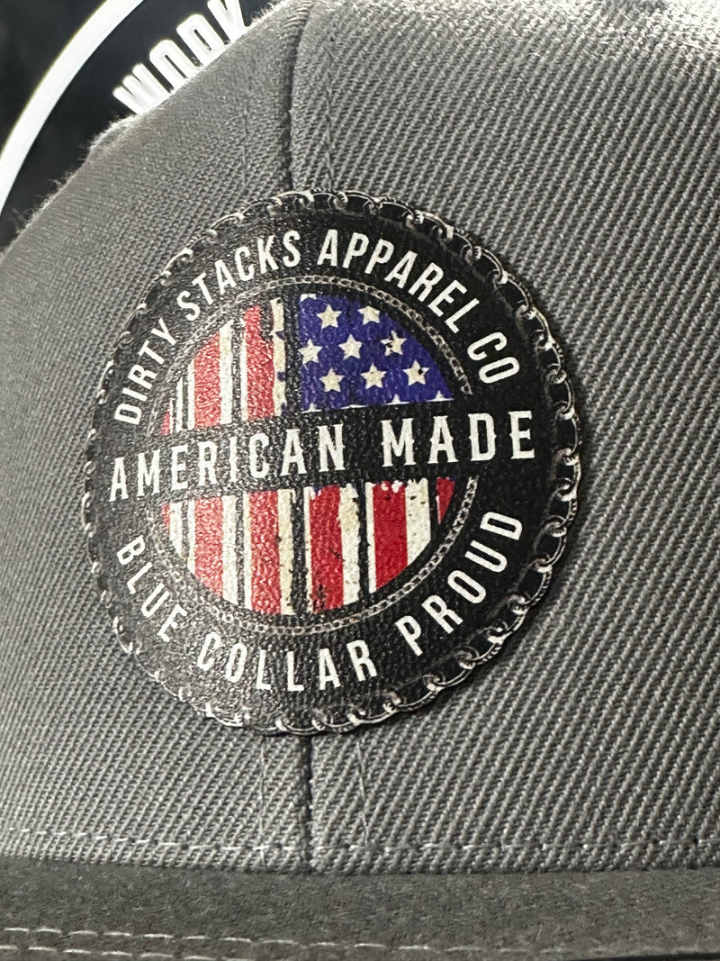 American Made Grey Snapback