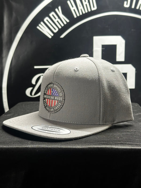 American Made Grey Snapback