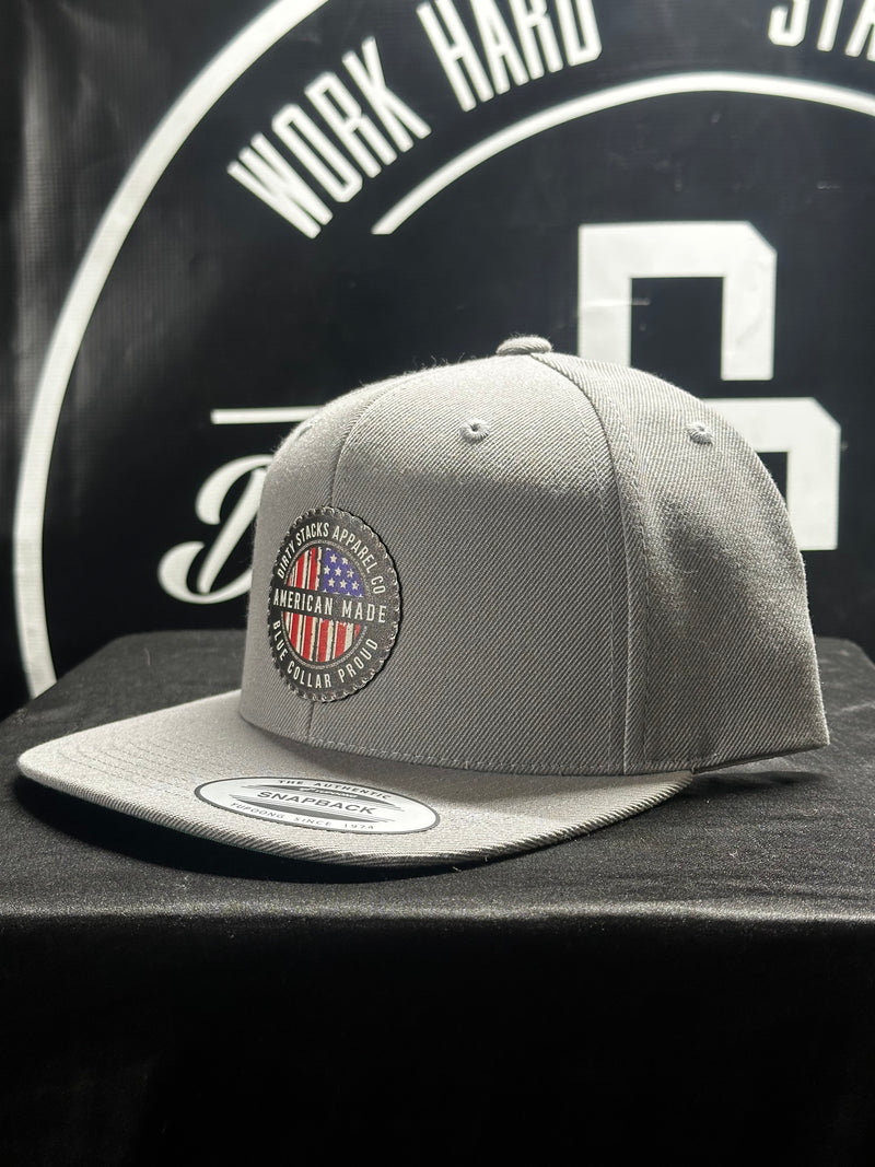 American Made Grey Snapback