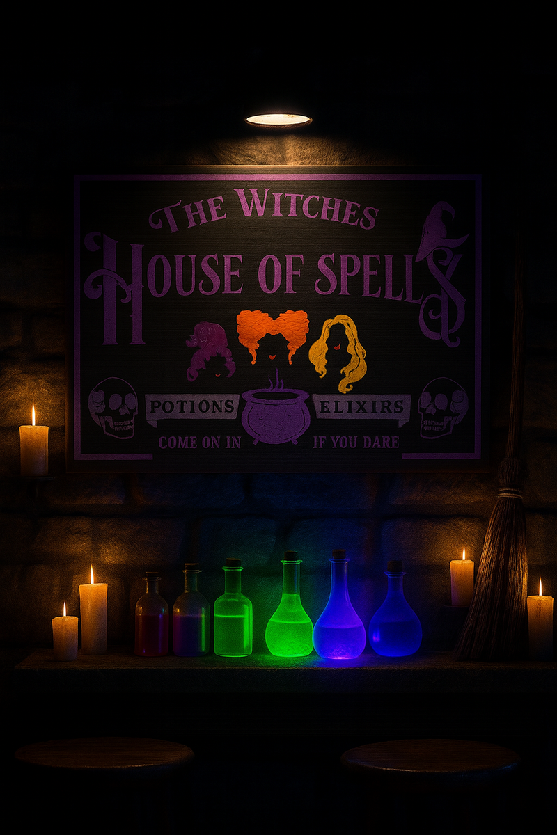 The Witches House of Spells Purple