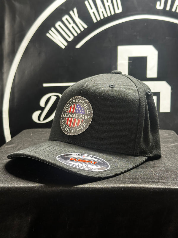 American Made Black Flexfit