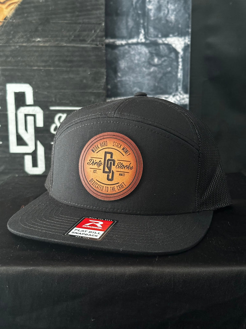 DS OG leather patch 7 panel snapback