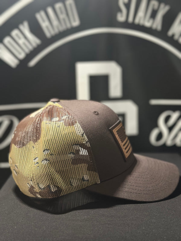 Trump 45/47 Brown/Camo Style