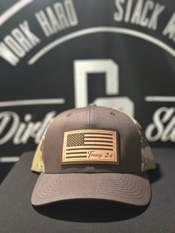 Trump 45/47 Brown/Camo Style