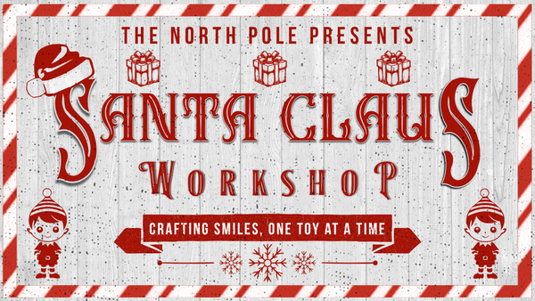 Santa Claus Workshop Canvas Print