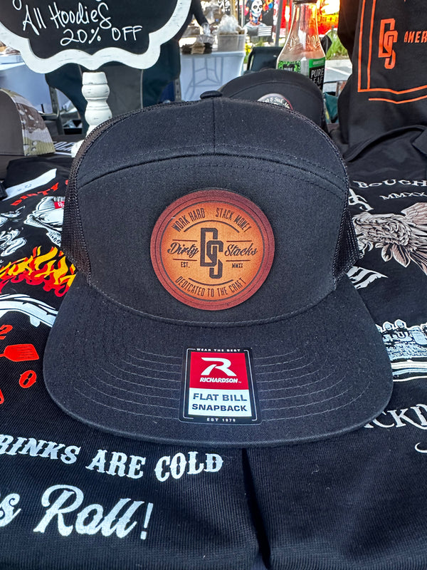 DS OG leather patch 7 panel snapback