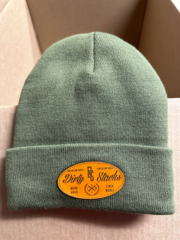 Olive green with tan patch