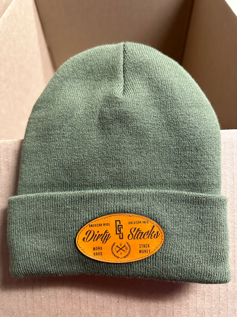 Olive green with tan patch