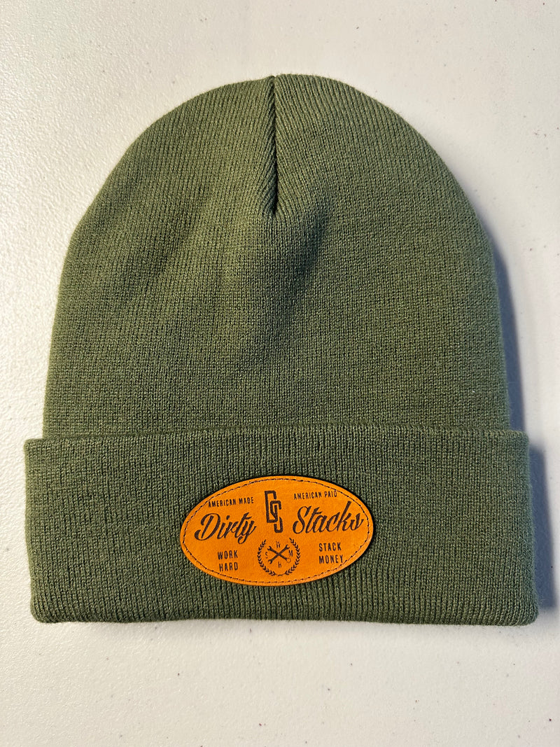 Olive green with tan patch