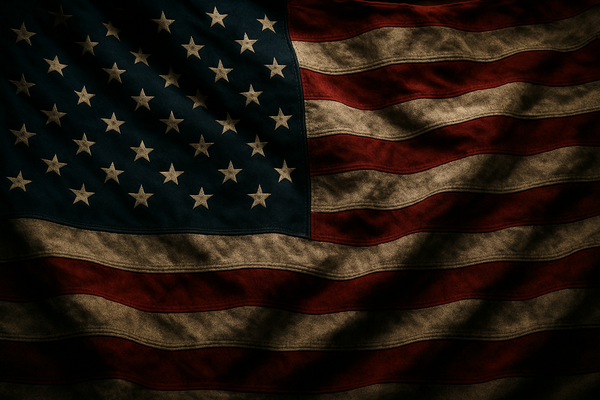 American Flag Print