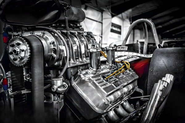 Old School Dragster Print